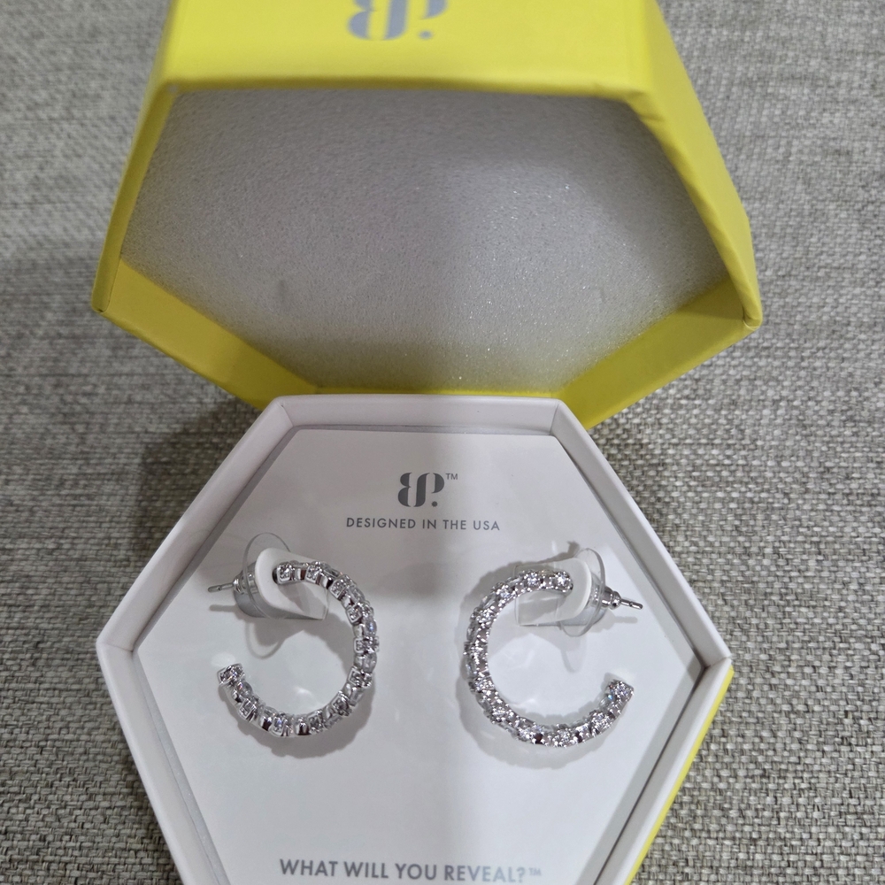 Elegant Silver Hoop Earrings